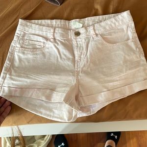 H&M Light Pink Shorts